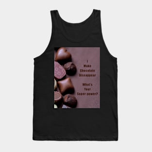 Chocolate and humorous quote Tank Top